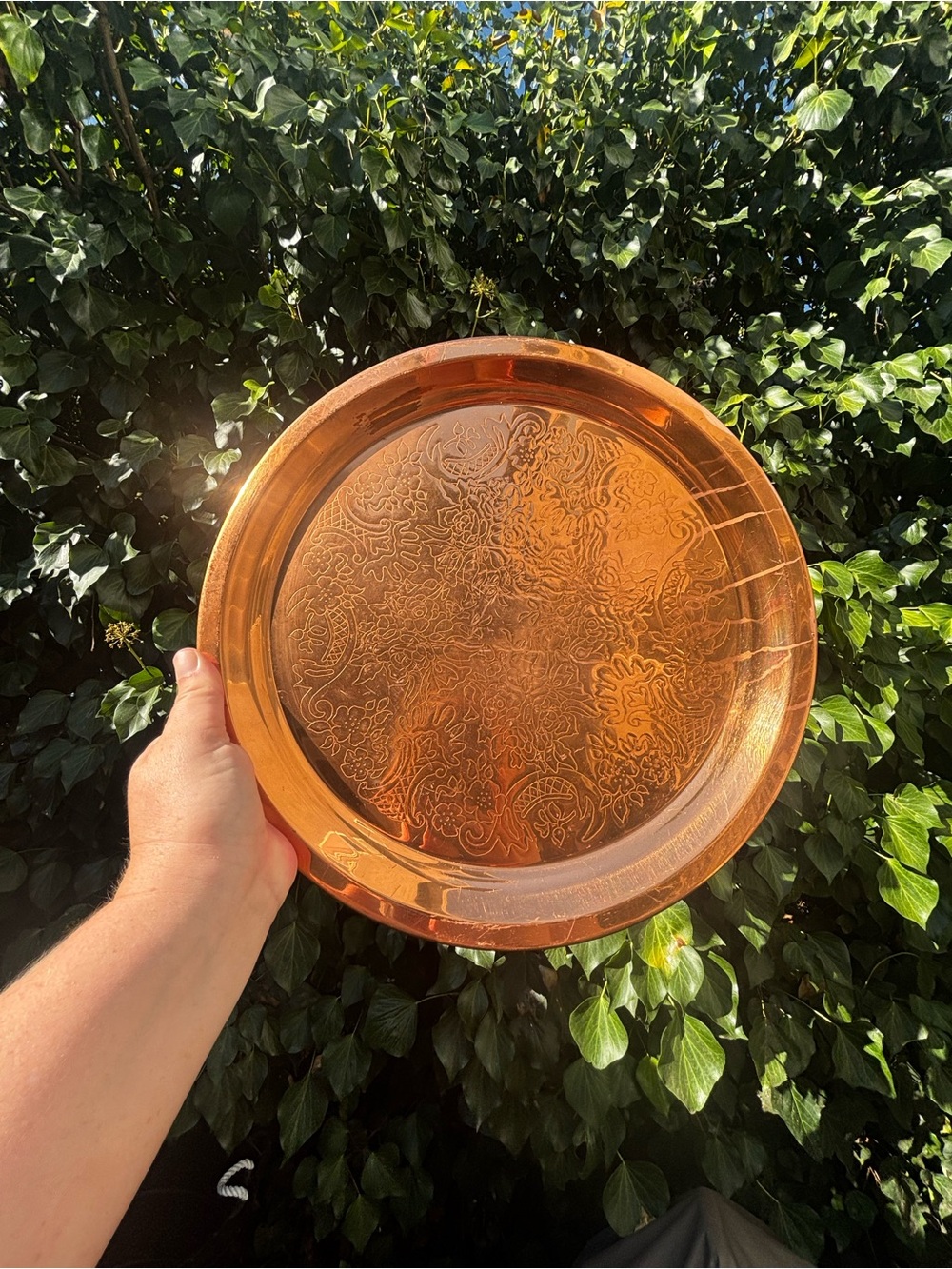 Princess House Heritage Copper Plate